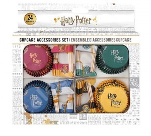 Harry Potter - Set of 96 baking cup and flag for cup cakes